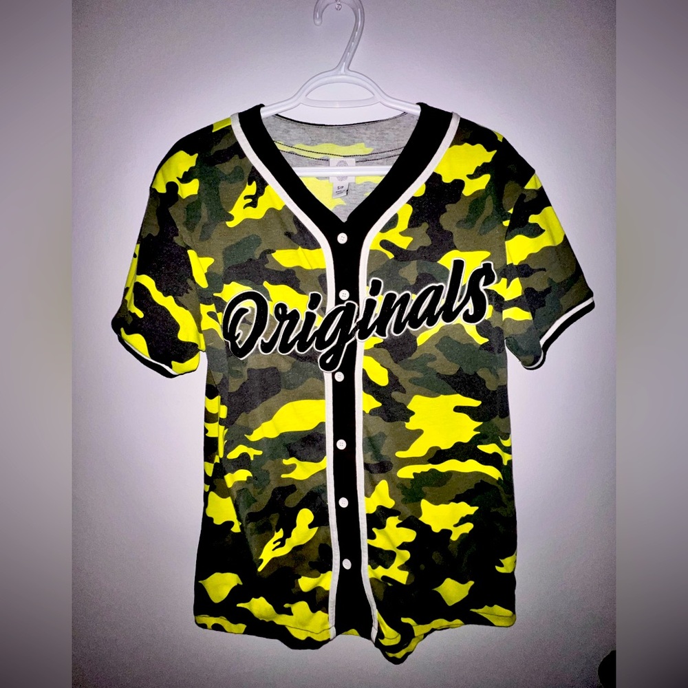 URBAN-ID - Baseball type camo shirt - Size Small